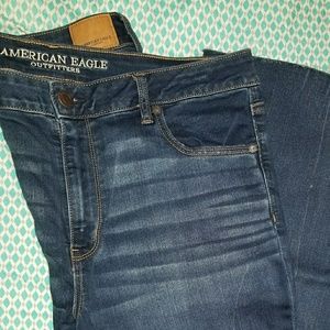 American Eagle high waisted flare jeans